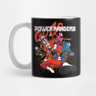 Red Power Ranger Roars Into Action Mug